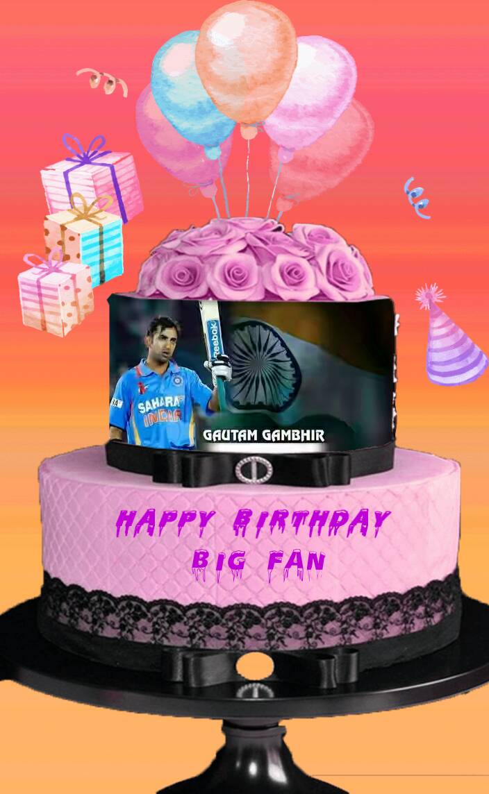 HAPPY BIRTHDAY Mr.Gautam Gambhir Big Fan I Miss You Indian Team 