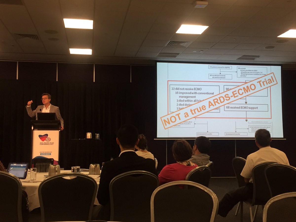 Combes: Will EOLIA change everything in VV ECMO? Yes. (I think so). + "CESAR not true ARDS-ECMO-trial" #apelsoRESEARCH #apelso2017