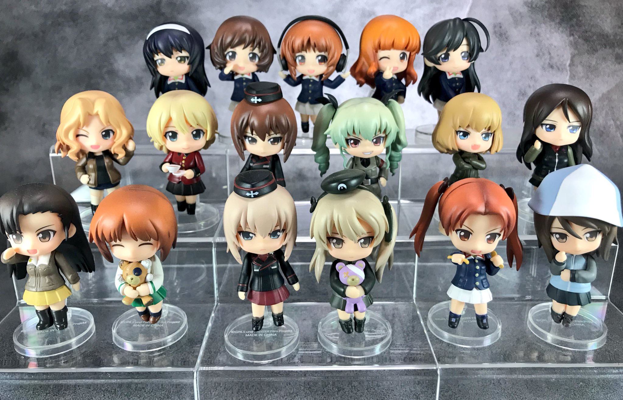 ねんどろいどぷち　ガールズ＆パンツァー ねんどろいど ぷち B.G.M Festivalセット vol.0