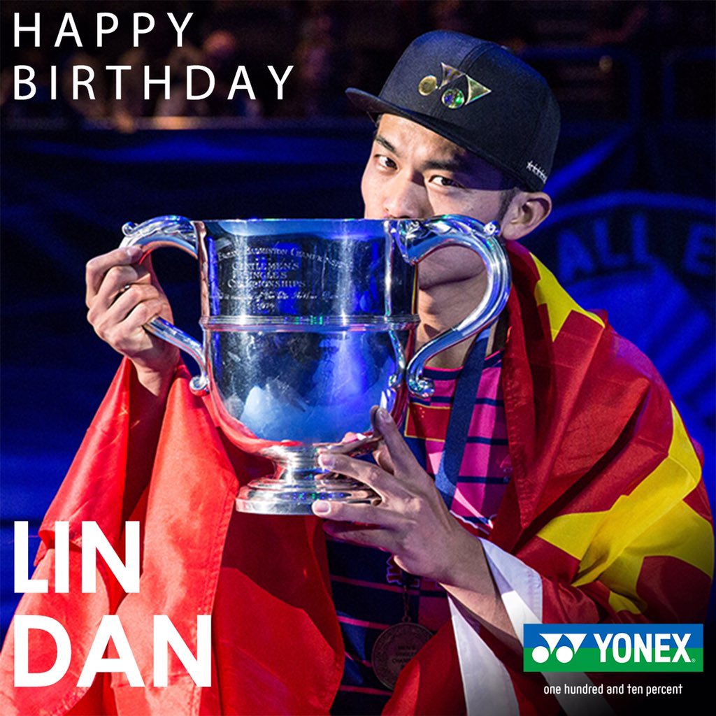 Happy Birthday to 5 time world champion, Lin Dan!     
