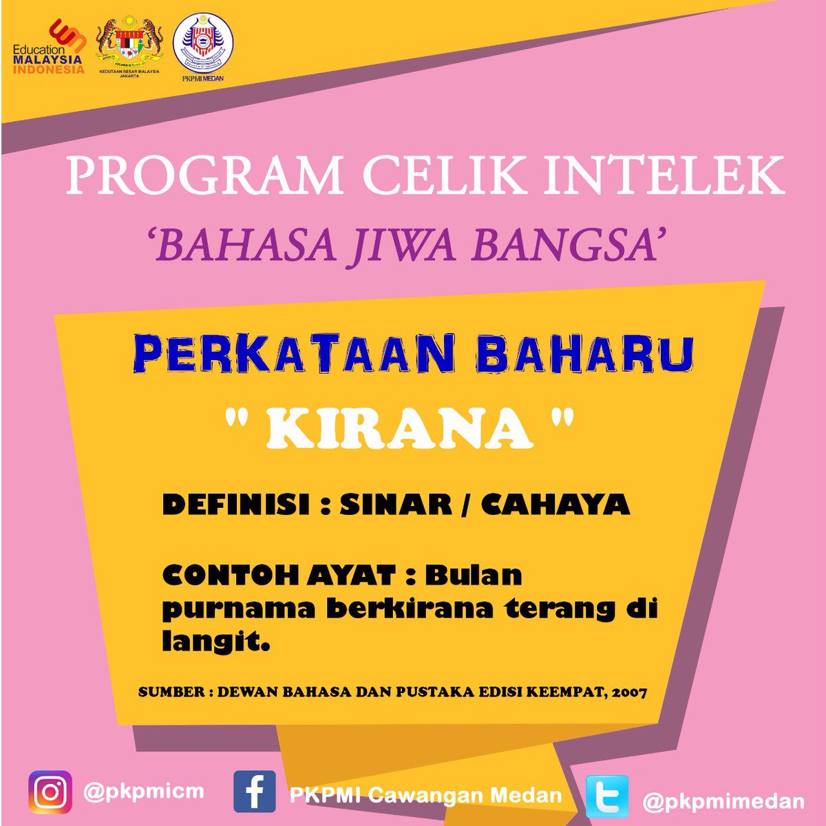pkpmimedan's tweet photo. [Program Celik Intelek]

#Hari6 #ProgramCelikIntelek2017 #PCI2017 #BahasaJiwaBangsa
#TopikPerkataanBaharu
#PKPMICM1718 https://t.co/FNMn5l2JmC