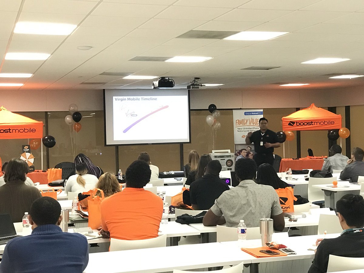 martyachi's tweet photo. @SMSIrving Showing The Mosaic reps how it’s done! Great Training! #BoostVirginYall #BoostBoostYall #Yall #ProjectMosaic https://t.co/Cr95hkT8i5