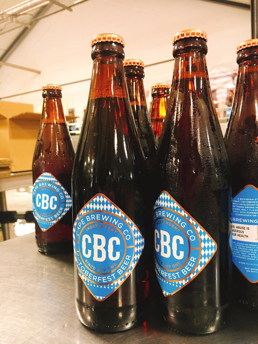 CapeBrewingCo's tweet photo. These were bottled yesterday! See you at #Oktoberfest 28/29 October. #cheers #oktoberfest #prosy https://t.co/9XAvkwSSAt
