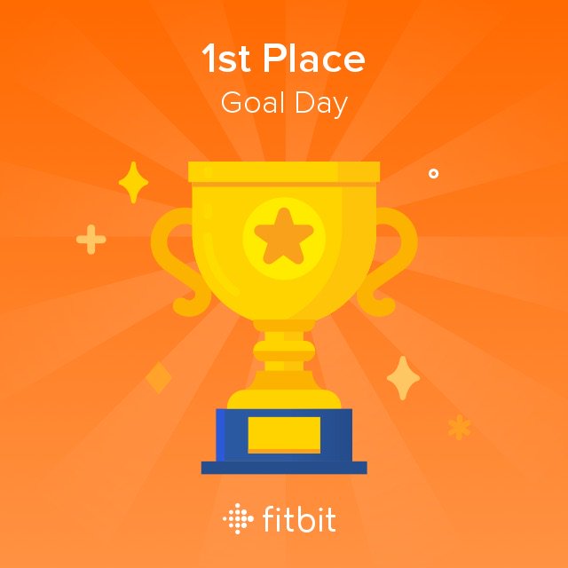 Kyugovich's tweet photo. I completed my goal of 10,000 steps in the Goal Day challenge! #Fitbit https://t.co/ZuV2nbYYBL