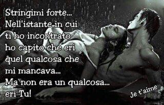 DeriuRegina's tweet photo. #stringimi forte..
Nell'istante in cui
Ti ho incontrato
Ho capito che eri
Quel qualcosa
Che mi mancava..
Ma non era qualcosa....
Eri tu! https://t.co/s7iGmIaqE5