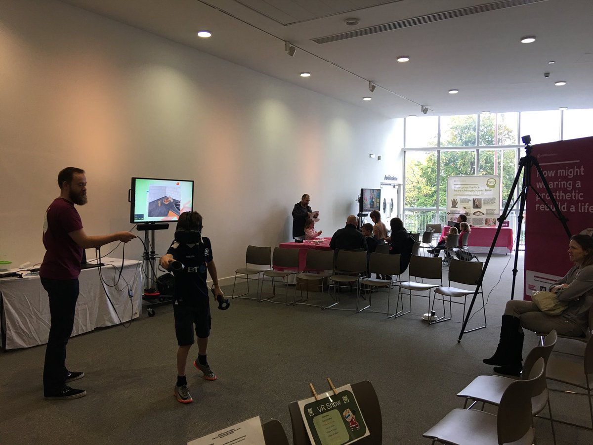 VRProsthetics's tweet photo. Our first virtual reality show of the day is in progress @NtlMuseumsScot https://t.co/NcqRWxEloL