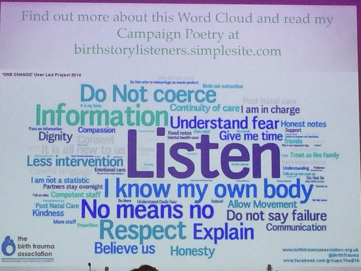 The voices of many women. #WomensVoices17