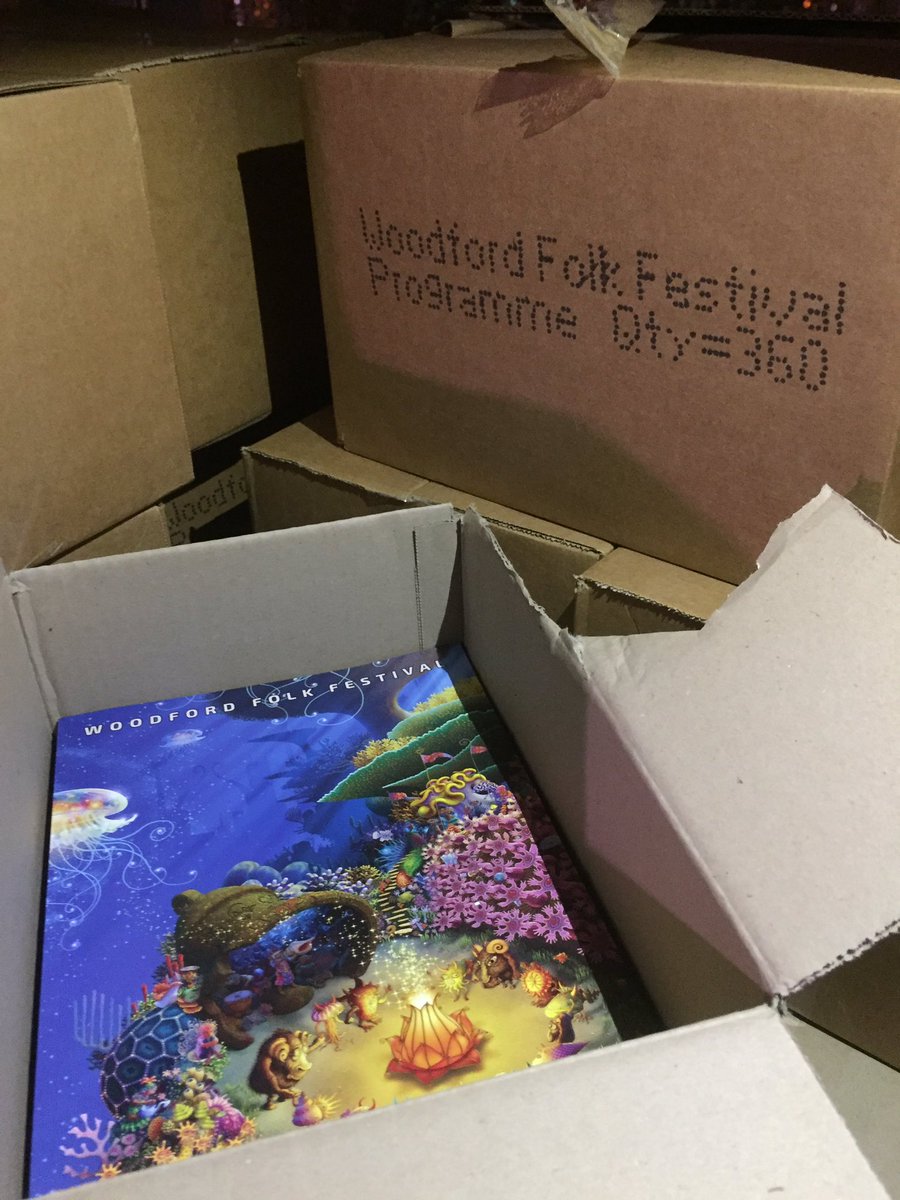 Woodfordia's tweet photo. The full lineup for the 2017/18 #woodfordff is set to drop in less than one hour. Fun fact: it's 8 pages bigger than last year! https://t.co/8ZvlZpSXCo