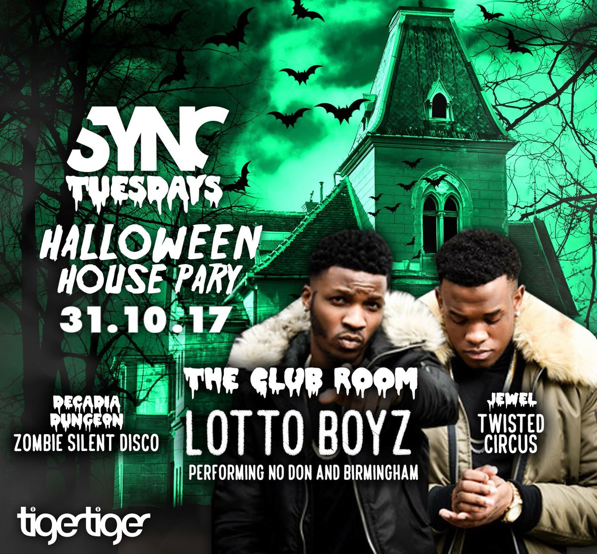 Halloween House Party just got even bigger with LOTTO BOYZ Performing their huge hits No Don &amp; Birmingham

Tickets: bit.ly/LottoBoyzHallo…