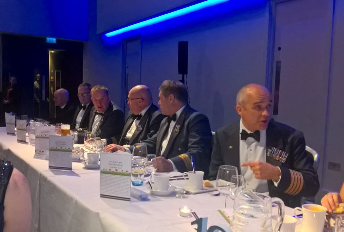 What a great top table at our Dining In last night. COS 2 Gp, OC Wg, Dep OC Wg, Wg Trg O, Wg Dev O. Thank you for attending <a href="/gmaircadets/">Greater Manchester Wing - RAF Air Cadets</a>
