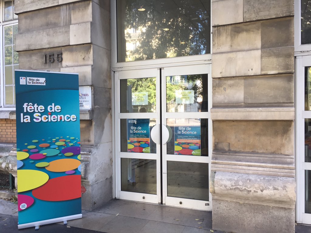 ArtsetMetiers_'s tweet photo. @FeteScience sur le campus #artsetmetiers de Paris! RDV aujourd'hui à 14h, venez nombreux !!! #AMFeteScience 😀 https://t.co/tnqaSJmAA2
