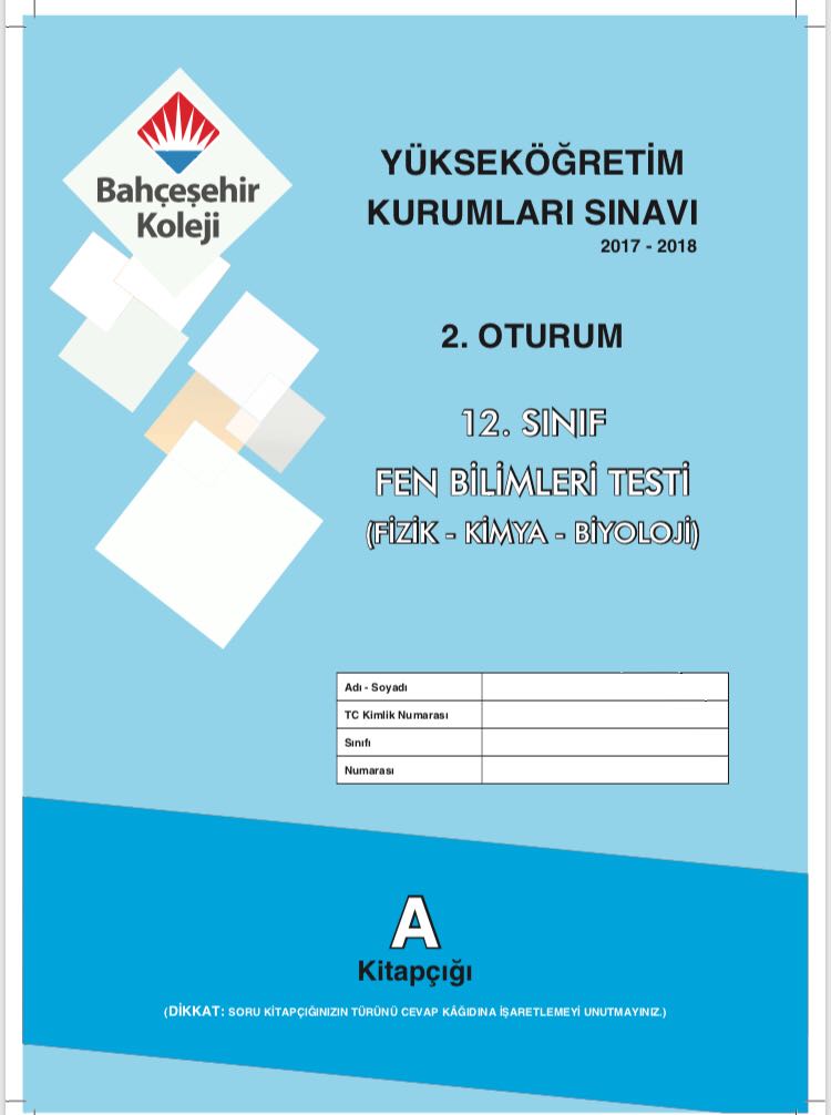 Biz yeni sisteme haziriz,16 Ekim P.tesi gunu 12.Siniflarimizin YKS oturumlari yapilacaktir.