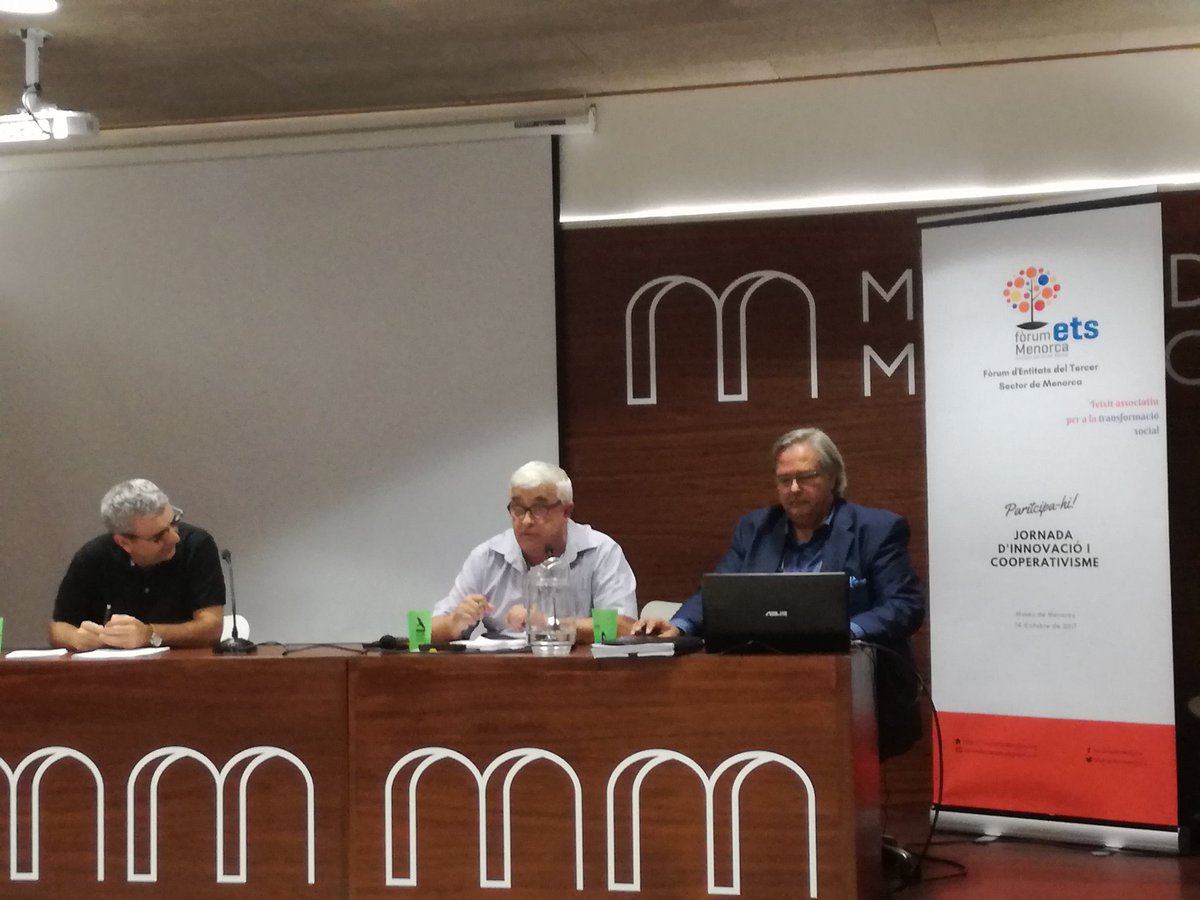 miquel_company's tweet photo. Avui assistim a la Jornada d'innovació i cooperativisme organitzat pel @forumetsmenorca i @uctaib, enhorabona! seguim treballant plegats x l'economia social. @ConsellMenorca @MadeinMenorca_ https://t.co/xRle029hAP