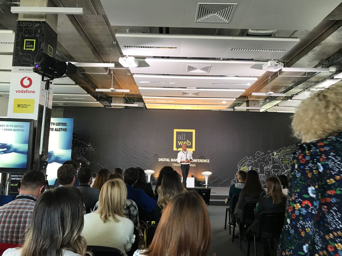tsoftcompany's tweet photo. Our staff was participating yesterday in digital marketing conference which took place at tirana buisness. #allwebalbania https://t.co/BCOeq4U4Ab