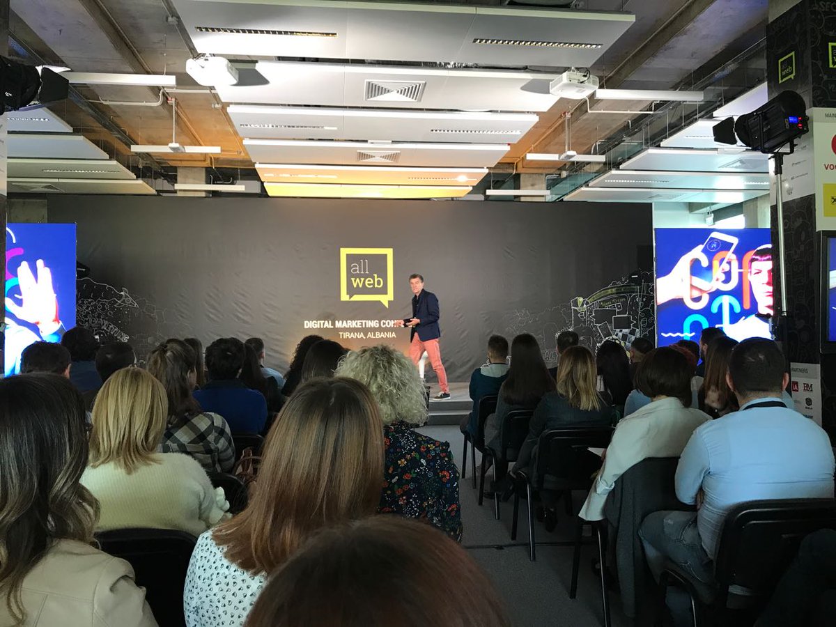 tsoftcompany's tweet photo. Our staff was participating yesterday in digital marketing conference which took place at tirana buisness. #allwebalbania https://t.co/BCOeq4U4Ab