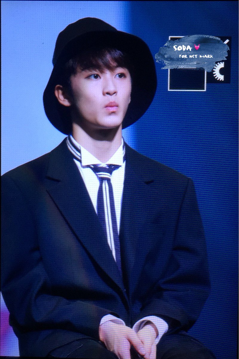 soda990802's tweet photo. 171014 Macau FM Press Conference #NCT #NCT127 #MARK #마크 https://t.co/0CmbNVFEYn