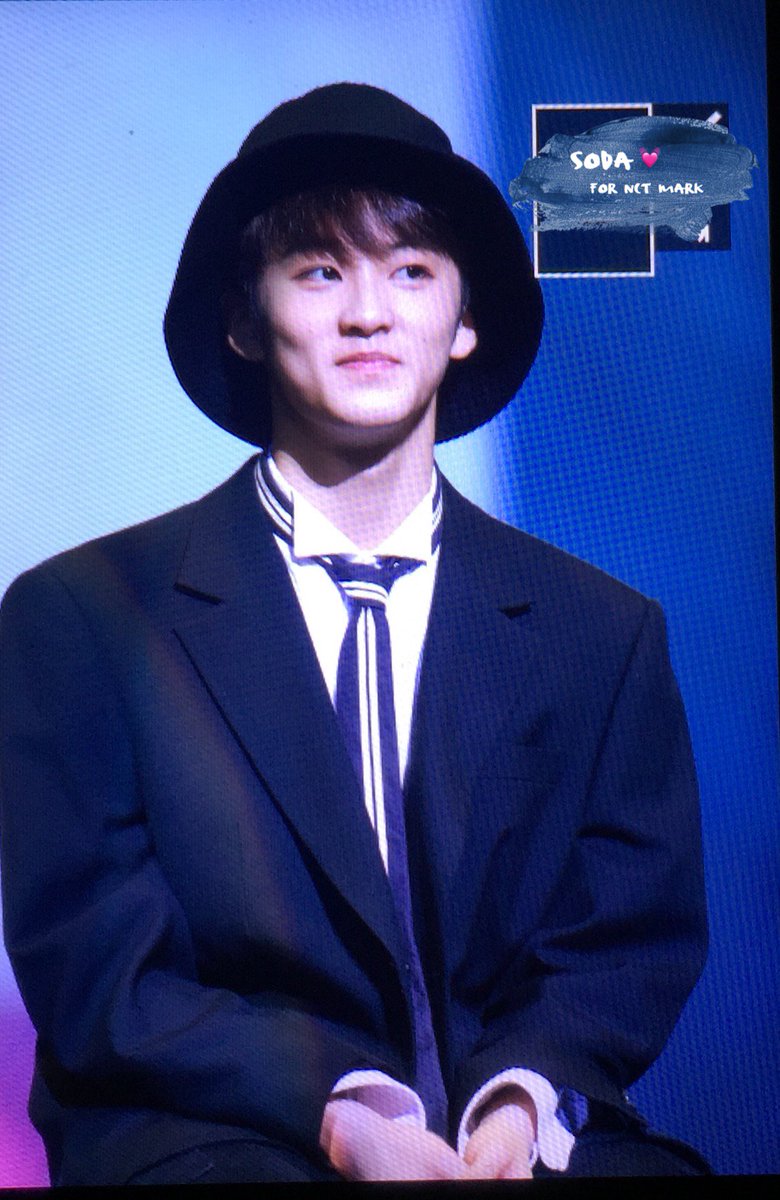 soda990802's tweet photo. 171014 Macau FM Press Conference #NCT #NCT127 #MARK #마크 https://t.co/0CmbNVFEYn