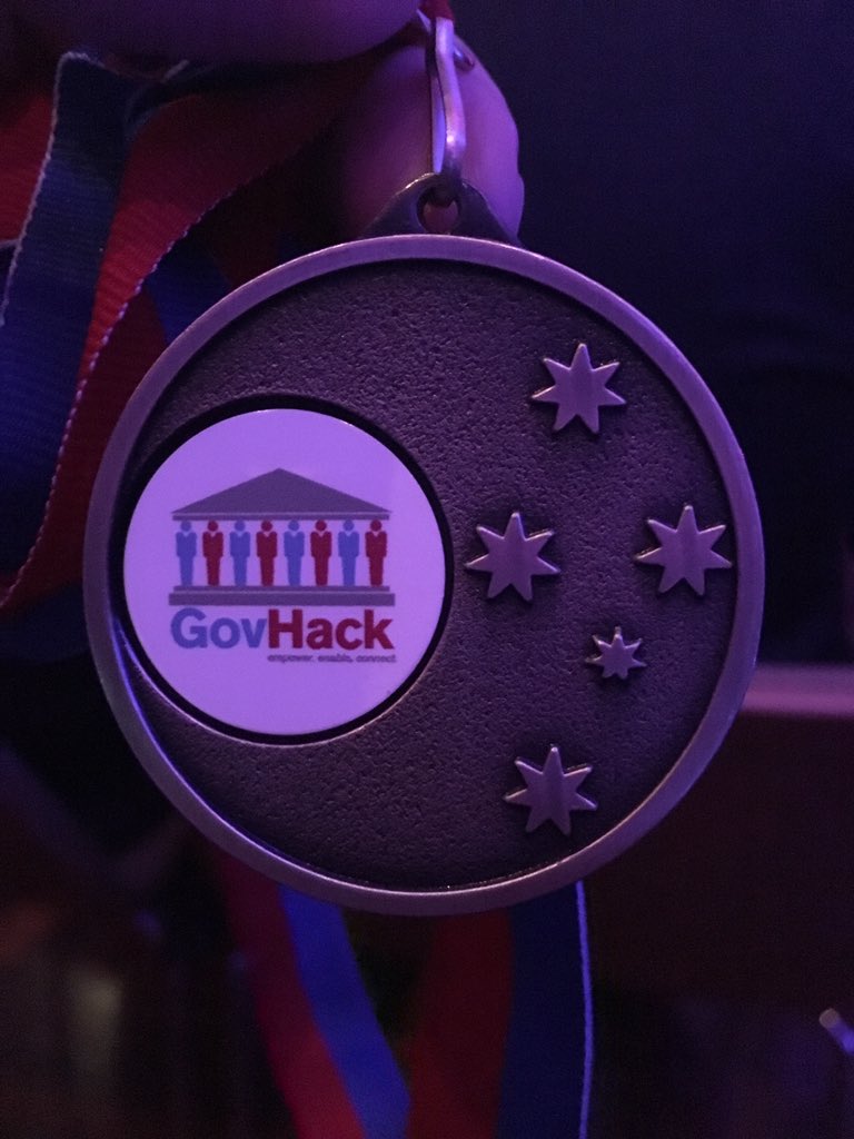 GovHackCasey's tweet photo. @clintallsop Well done team https://t.co/JTO4hm6ICX