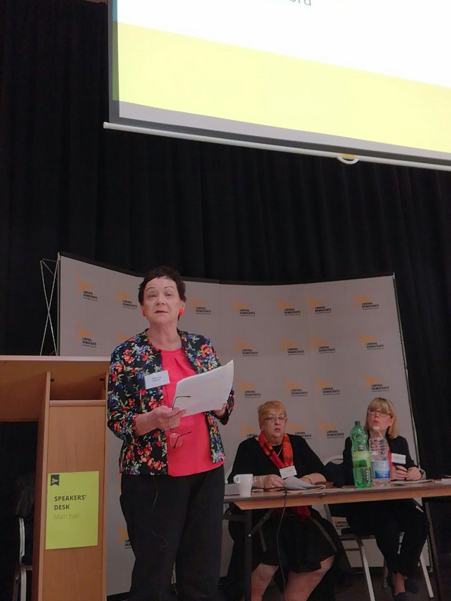 HuwSayer's tweet photo. #LibDemsEast - #EoEConf now hearing from @SarahLudford on work in the @UKHouseofLords and need to improve access to #law. https://t.co/gMTya3hzMs