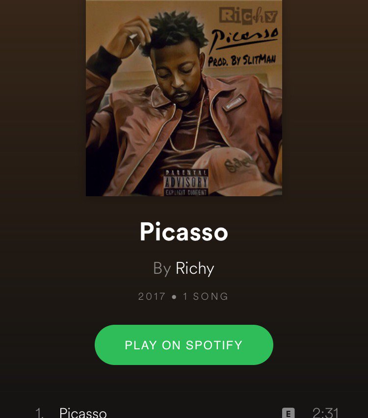 Richy2Trill's tweet photo. NEW MUSIC OUT NOW!! 💥💥 RICHY - PICASSO PROD BY @SlitmanOnDaBeat 💥💥 OUT ON ALL MAJOR PLATFORMS!! https://t.co/FGRZ43Atkl https://t.co/ZPsyCsm2tT