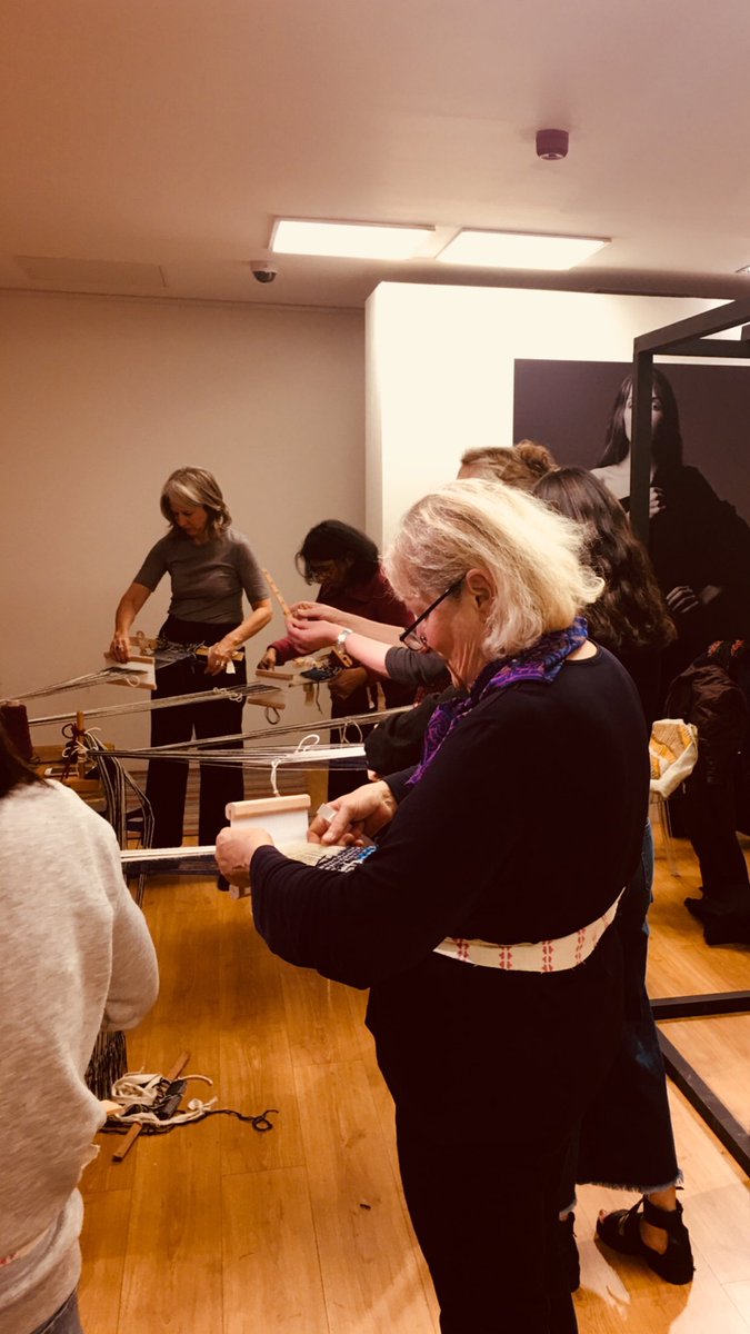 aboutwool's tweet photo. Have you heard about Backstrap weaving? Our #woolweek @Campaignforwool class by @BrillygWeaving was fascinating! https://t.co/NHn0sgTUuX