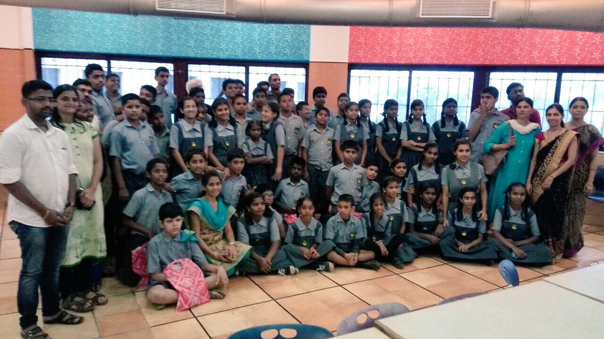 techmahindracsr's tweet photo. Thank you @tech_mahindra volunteers in Pune for making #Diwali brighter! These kids with disabilities from Ankur Vidyamandir loved their visit to the #TechM office and the diya painting! #RiseforGood #TechMway https://t.co/NCGOgRsbLl