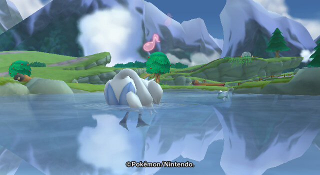 New3菌 Ship4 ポケモン ポケパーク スワンナ 誰だっけとか言わないで ポケパークのスワンナ 白鳥らしく湖に居るのがよく似合います しかし水面が綺麗なので 足で泳いでいるのも見えちゃいます
