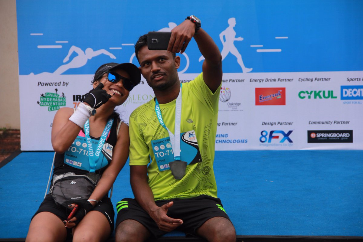 oneglint's tweet photo. An encouraging partner is all it takes you to be fit. Find one.
#HT2017 @hydtriathlon https://t.co/EtOoVdBu8d