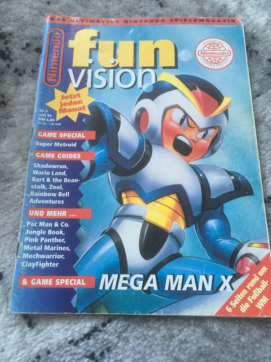 Rena_GC's tweet photo. Weiter geht’s #Megamanx #funvision #warioland #supermetroid #clayfighters #retro #nintendo #anno1994 https://t.co/zyjMo03pFU
