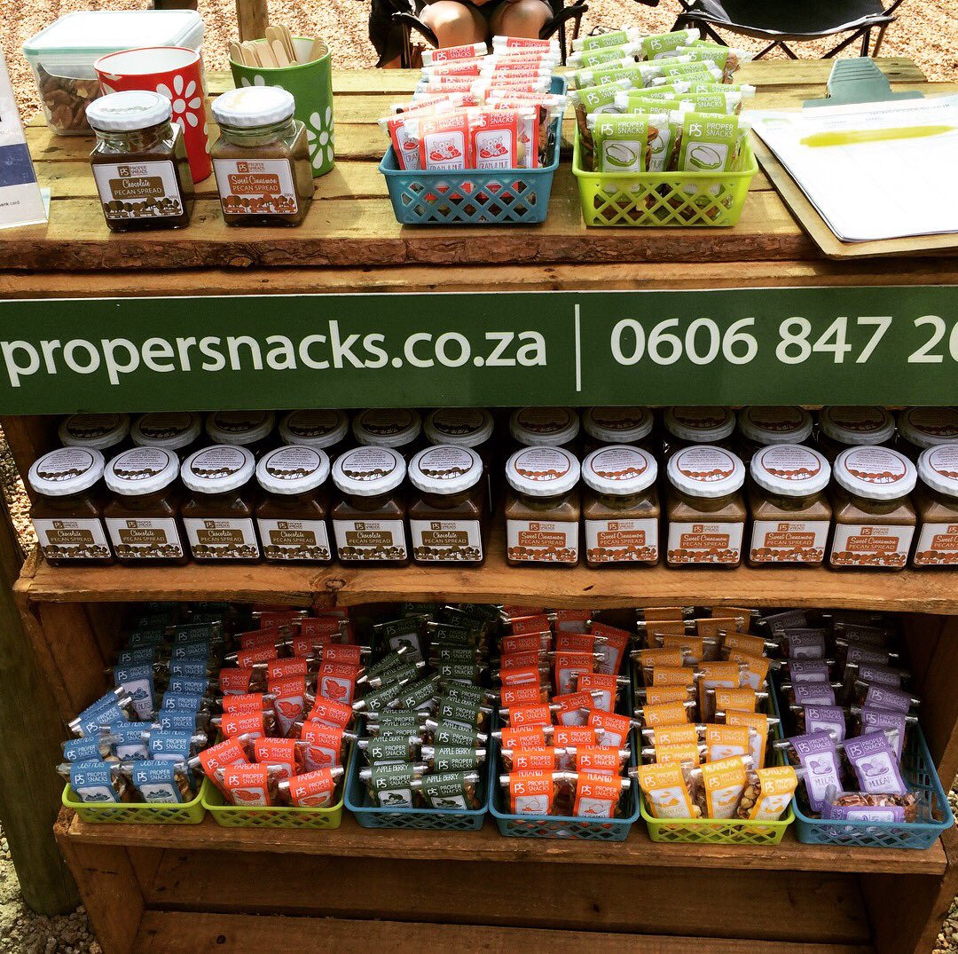 ProperSnacksZA's tweet photo. Zen market #joburg #healthysnacks #nutbutter #pecan https://t.co/TNFmJuu4Oy