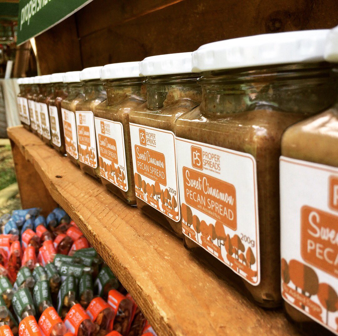 ProperSnacksZA's tweet photo. Zen market #joburg #healthysnacks #nutbutter #pecan https://t.co/TNFmJuu4Oy
