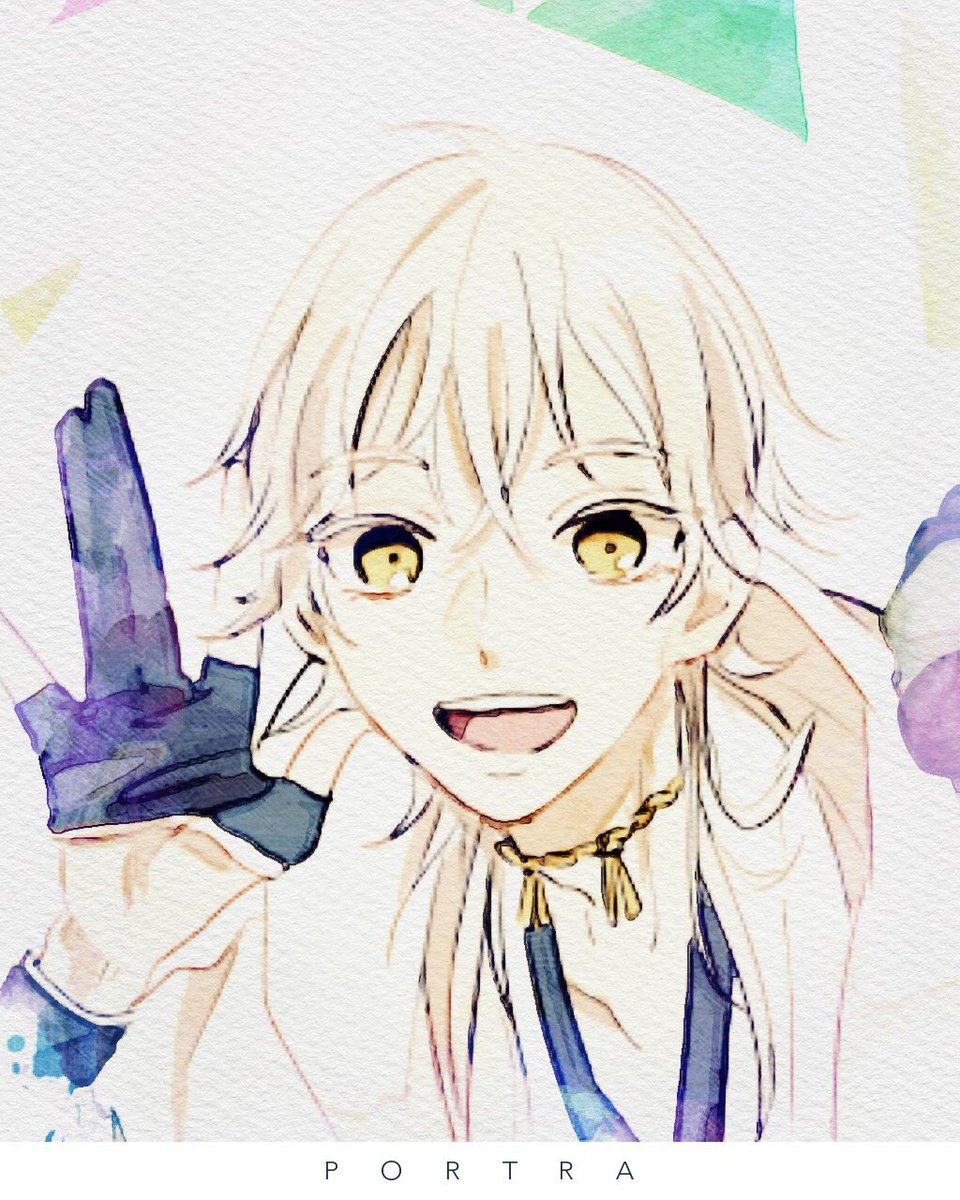 「話題の水彩のやつで遊んでた 」|かなたのイラスト
