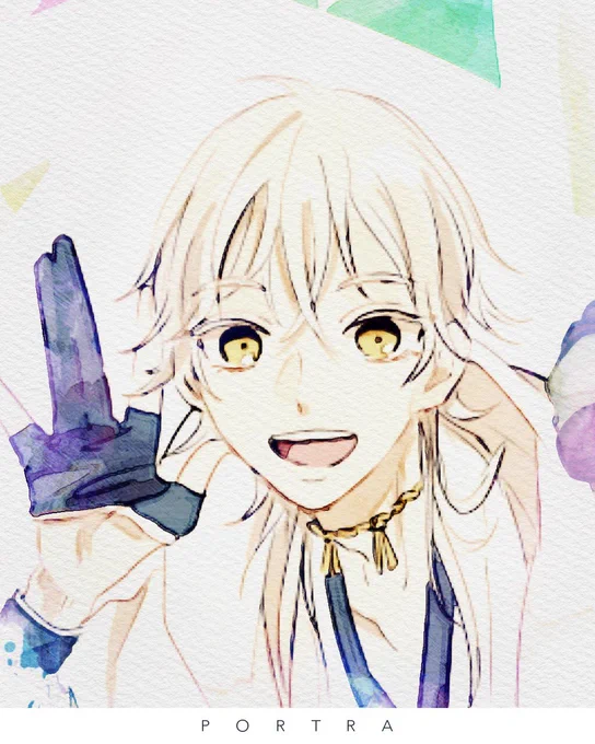 話題の水彩のやつで遊んでた 