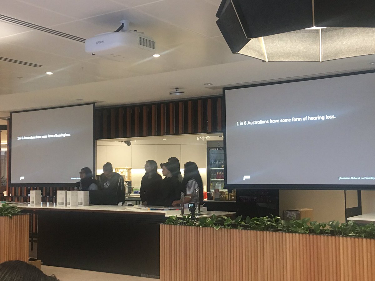 geeq_australia's tweet photo. SheBot - it's like google translate for sign language :) #accessibility should not be an afterthought. #SheHacks2017 https://t.co/eOIcZuktcG