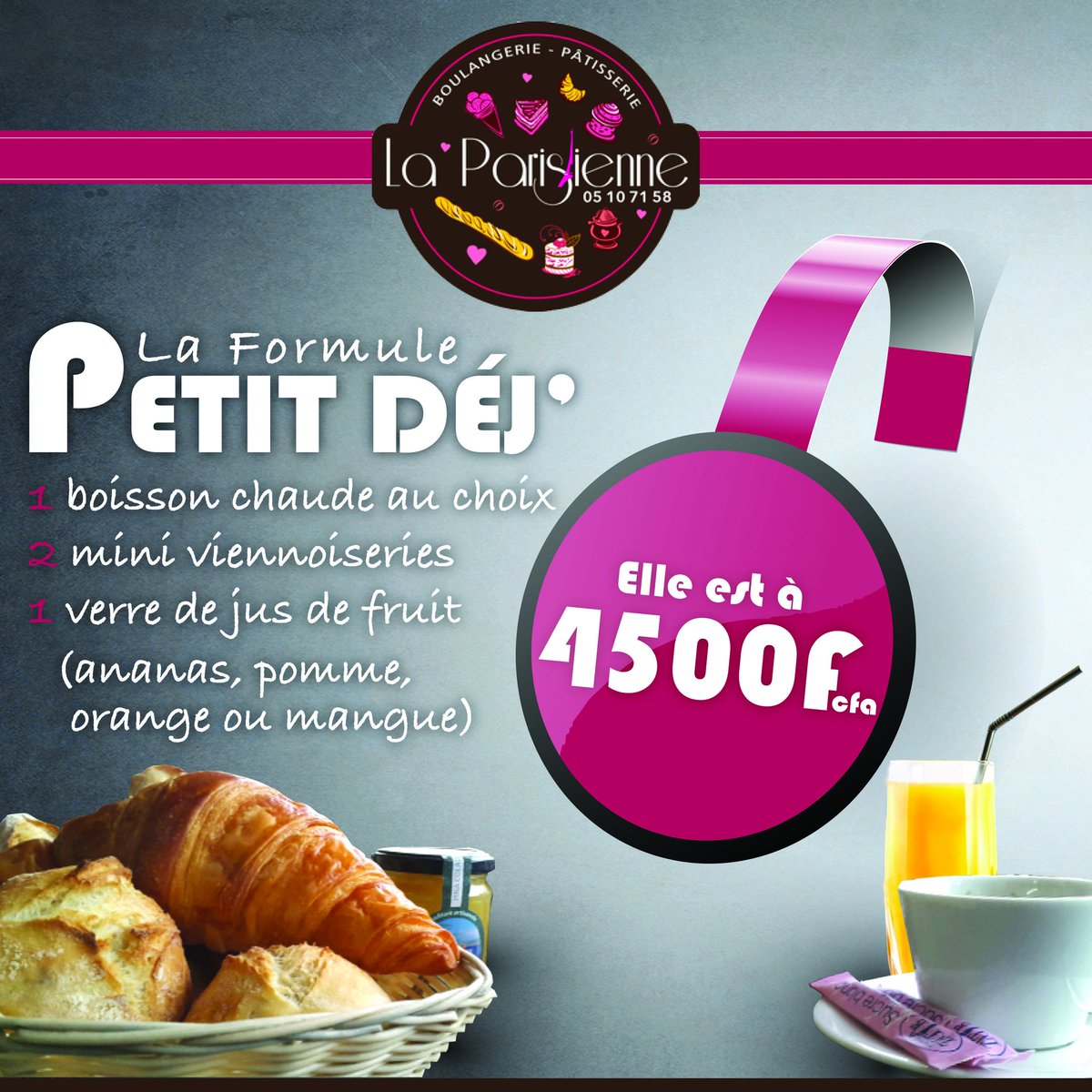 INLBV1's tweet photo. #IN Aujourd'hui c'est petit déj' à La Parisienne LBV #tasy #libreville #boulangerie #patisserie @LbvCKoment @mylibreville @PerniceSandy https://t.co/2wv48py8HZ