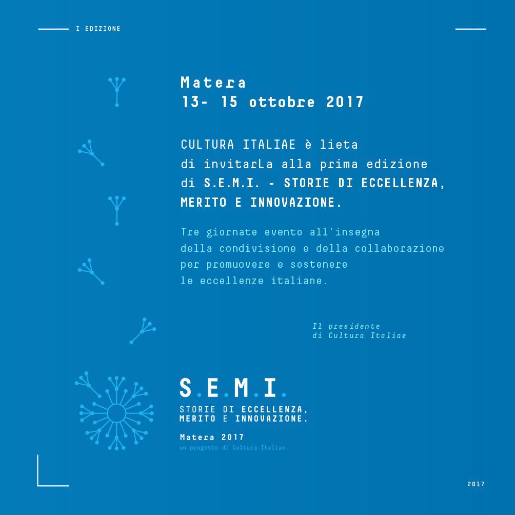 riccarnevale's tweet photo. A Matera per #SEMI2017 https://t.co/EQNltcweJw