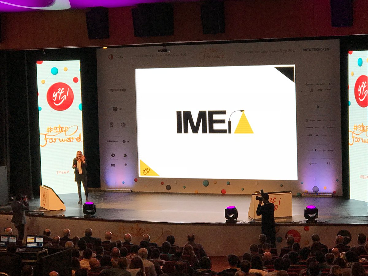 imeraturkiye's tweet photo. CEO’muz Gökçe Ak sahnede. https://t.co/0vQvbg9R4g