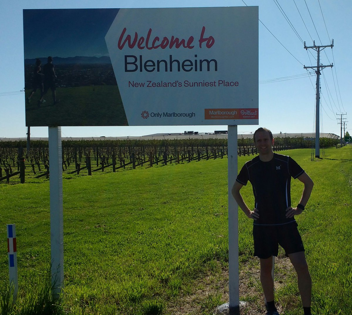 Enjoying​ some international parkrun tourism in Blenheim NZ.Flat course,friendly volunteers &amp;sunshine too, great start to the day <a href="/parkrunUK/">parkrun UK</a> <a href="/parkrun/">parkrun 🌳</a>  #loveparkrun #parkruntourist