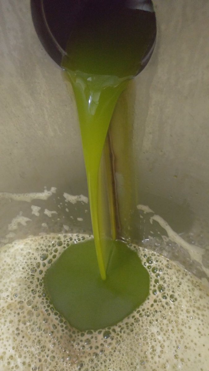 Después de una larga noche de recogida y extracción aquí tenemos nuestro AOVE 2017 #emoción #AovePagosdeToral2017 
#cosecha2017 #sinfiltros