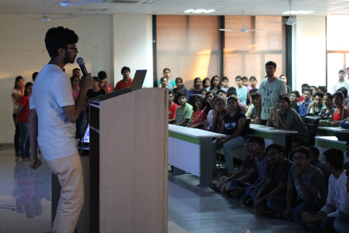 lunatic_monk's tweet photo. @GDGNITSurat @gdg Organised a meetup regarding what we did last year and what people can learn being a part of gdg. https://t.co/nvBXmodi7t