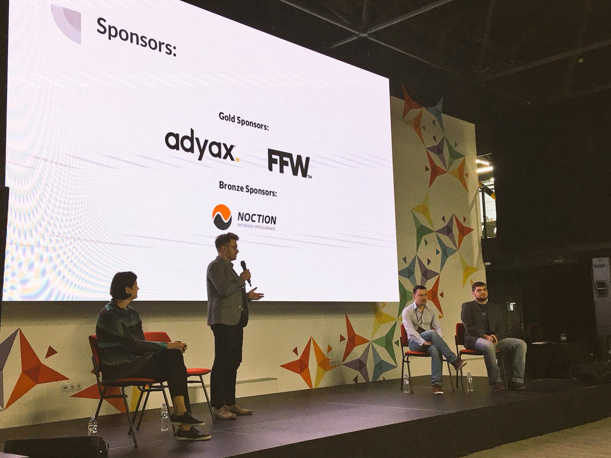 ChandeepKhosa's tweet photo. Thanks to Dmitry @adyax &amp; Alex of @FFWglobal for being gold sponsors of @Moldcamp &amp; making the event possible! #MoldCamp https://t.co/YWBpsE1DI7