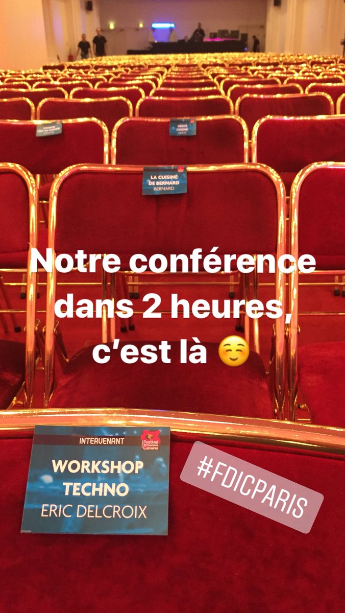 erdelcroix's tweet photo. Talk et workshop à #fdicParis #fdic2017 pour la @mememoniq avec @cladelcroix et @yseultdel #cuisine #influence #influenceurs https://t.co/0Io3yiVP0g