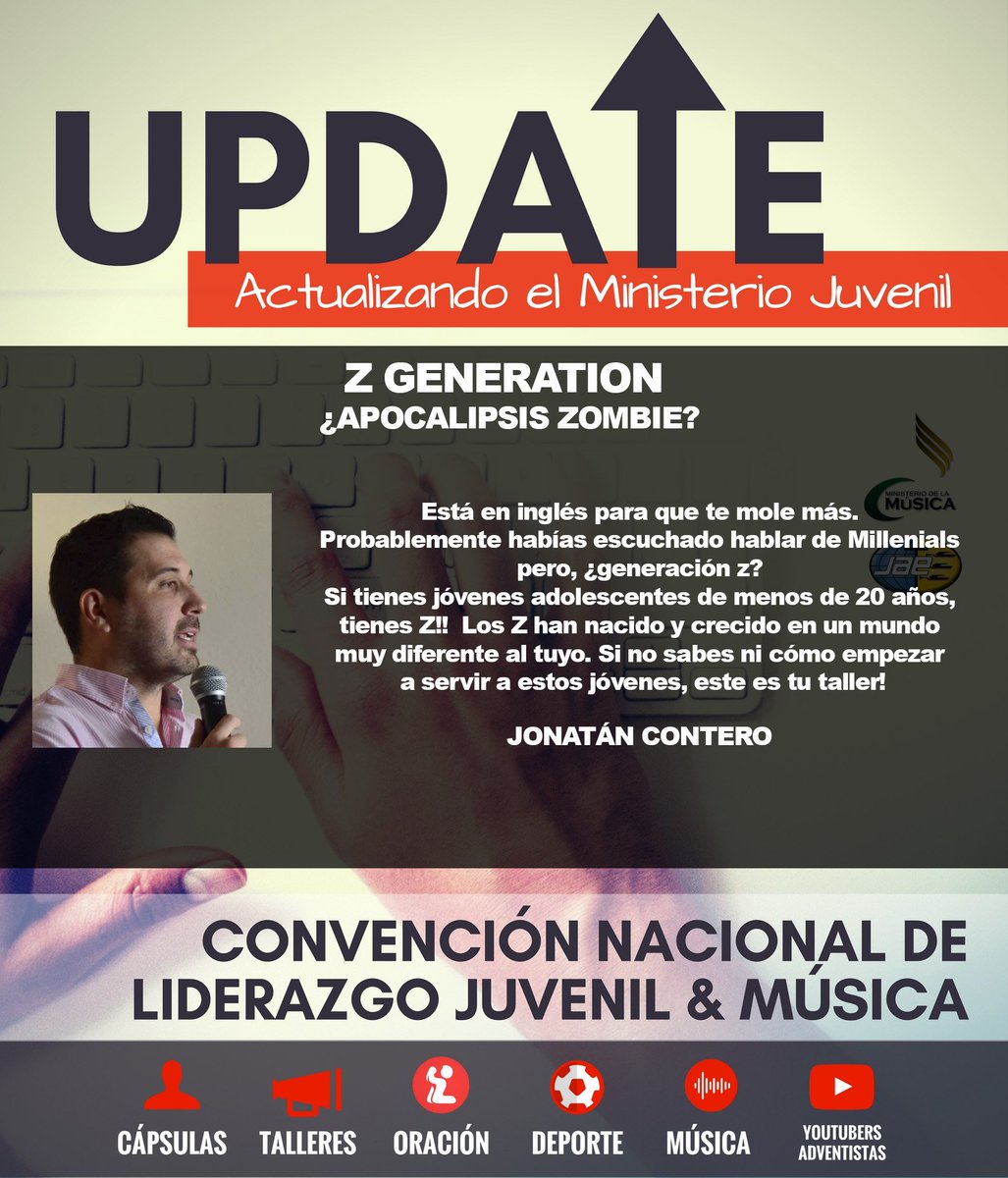 Si tienes jóvenes adolescentes d menos d 20 años, tienes Z!! Si no sabes ni cómo empezar a servirles, este es tu taller! #CNLJ2017