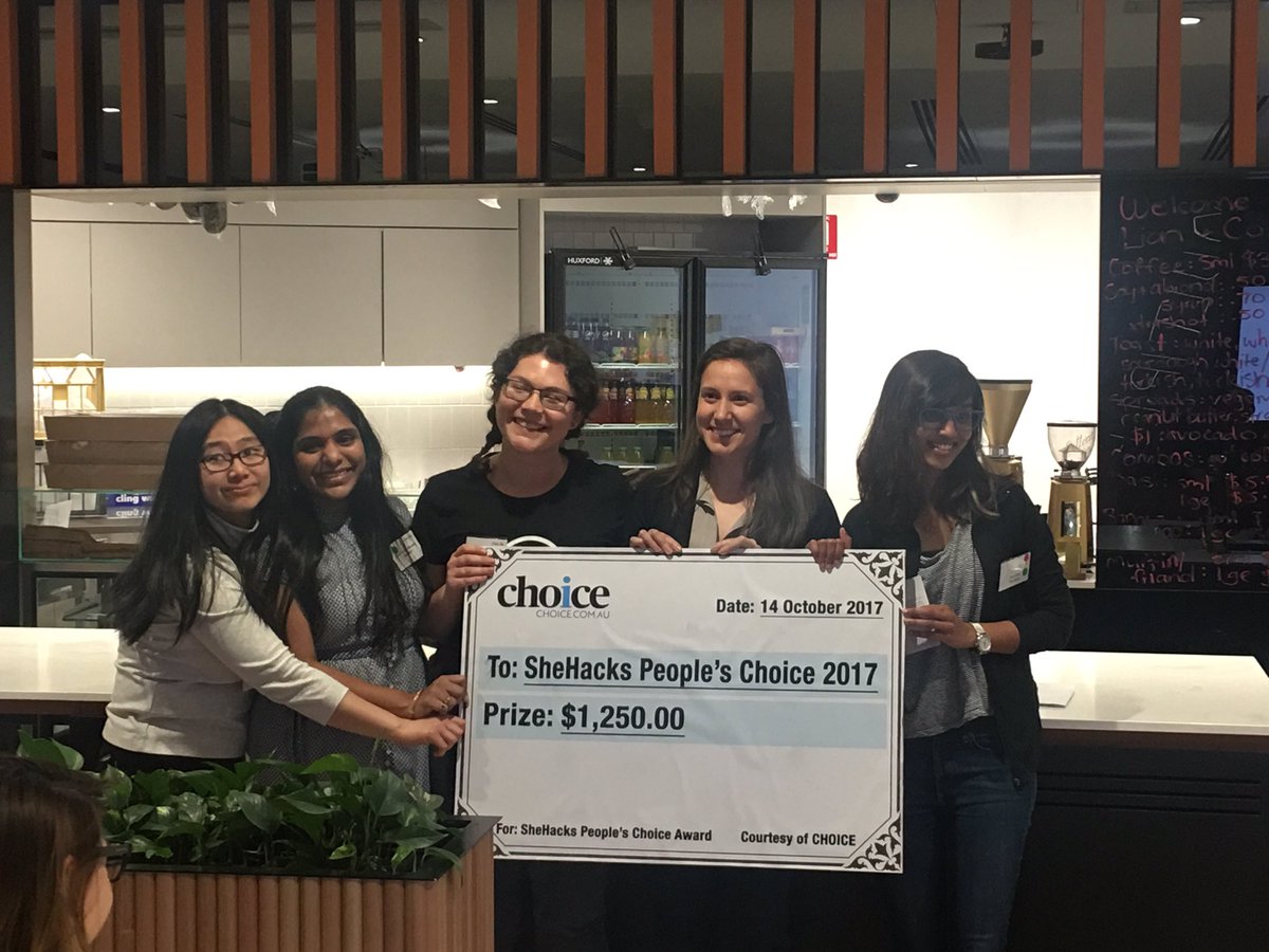 geeq_australia's tweet photo. The people's choice awards goes to ...... Styl'o !!!! #SheHacks2017 https://t.co/XGpqlcoEdf