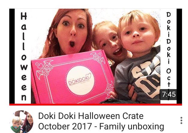 New video on #YouTube 
Family opening #dokidoki #crate #kawaii <a href="/dokidokicrate/">Doki Doki Crate</a> #halloween2017