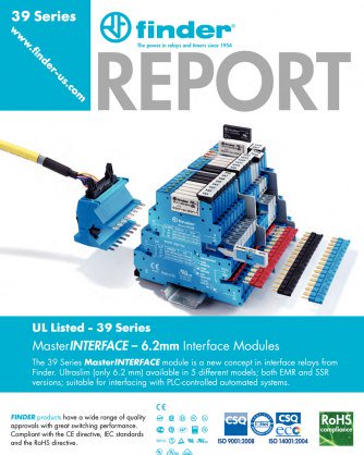 The 39 Series MasterINTERFACE module is a new concept in interface #relays from Finder catalogindustry.com/en/Document/32…