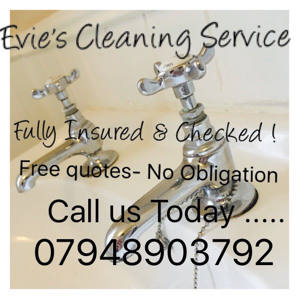 Eviescleanings's tweet photo. Free Quotes Given! No Obligation! #yourlocalcleaner #5*servicealways #eviescleaningservice Find us on Fb ! https://t.co/HSwcSTmPVR