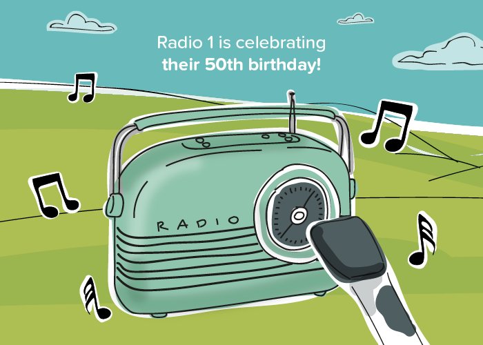 Much like Milton Keynes, <a href="/BBCR1/">BBC Radio 1</a>  is also celebrating their 50 year anniversary after going live on air for the first time in 1967! #MK50