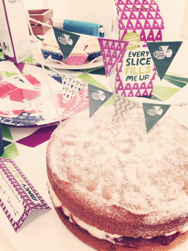 PersonalisePrty's tweet photo. We helped to raise £127.31 for @macmillancoffee. Here's our #MacmillanCoffeeSpread, making us hungry all over again. https://t.co/h27r7h2lh5