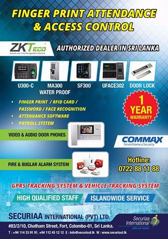 SecuriaaSL's tweet image. ZKTECO AUTHORIZED DEALER IN SRILANKA
Contact : 0114 33 91 91 / 0112 45 12 12 / 0722 88 11 88